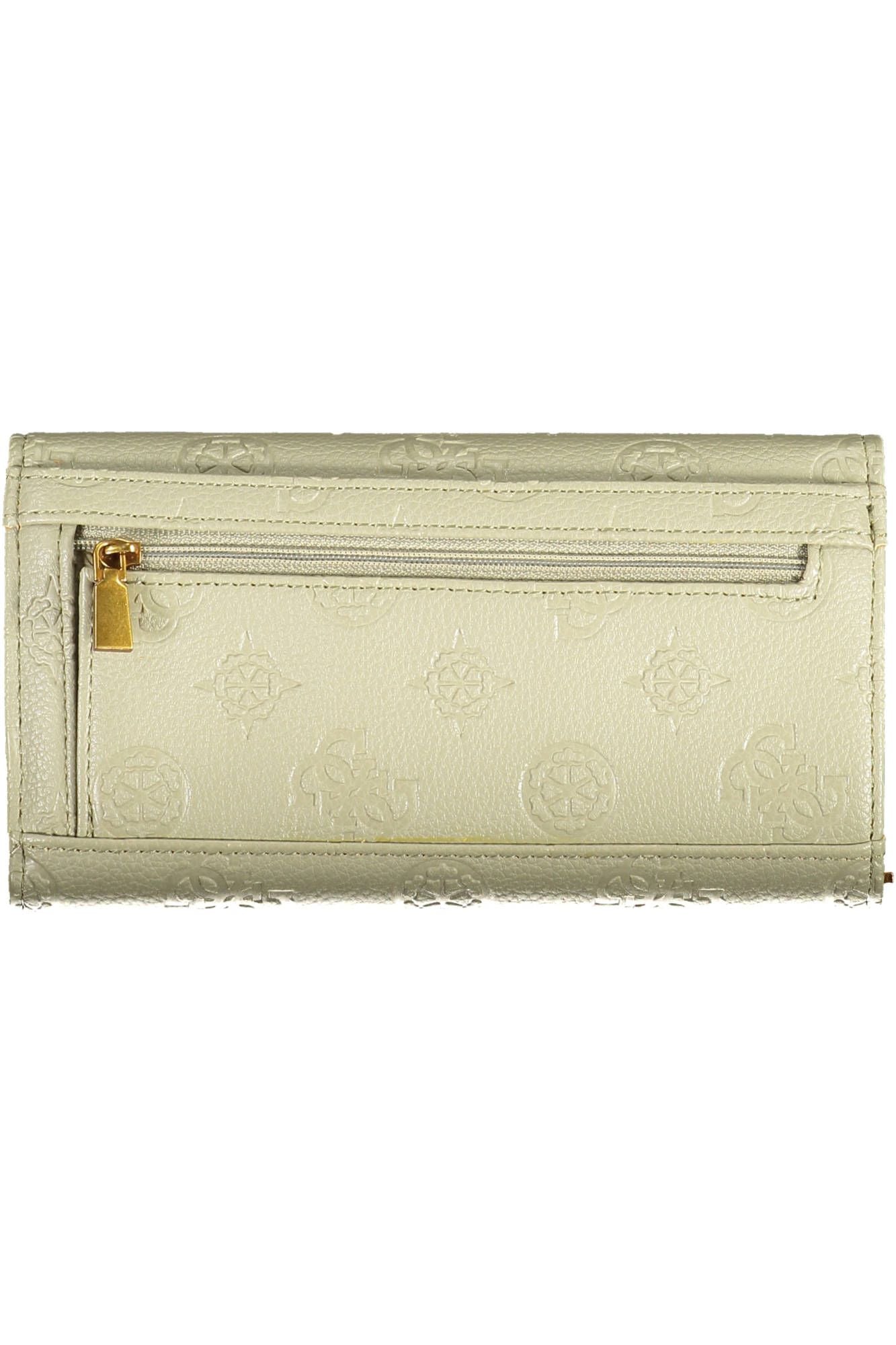 Green Polyurethane Women Wallet
