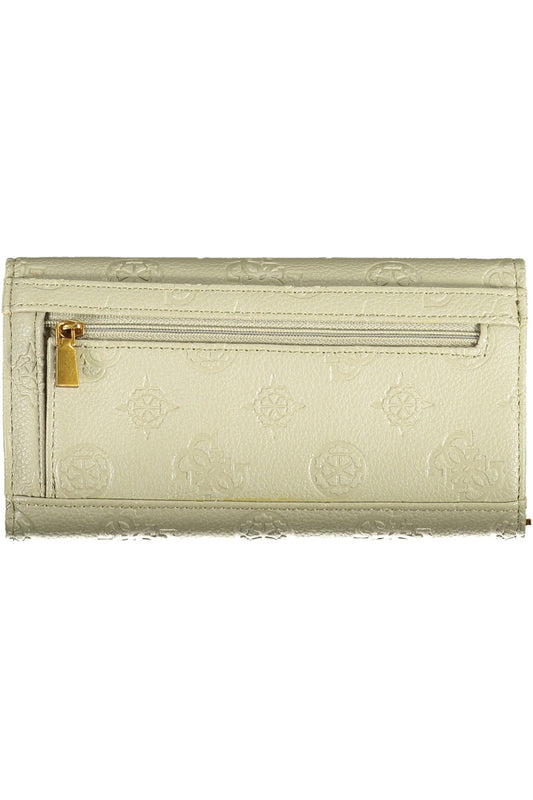 Green Polyurethane Women Wallet