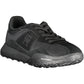 Black Polyester Men Sneaker