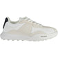 White Polyester Men Sneaker