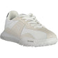 White Polyester Men Sneaker