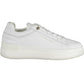 White Polyester Women Sneaker