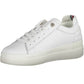 White Polyester Women Sneaker