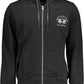 Black Cotton Men Sweater