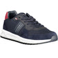 Blue Polyester Men Sneaker