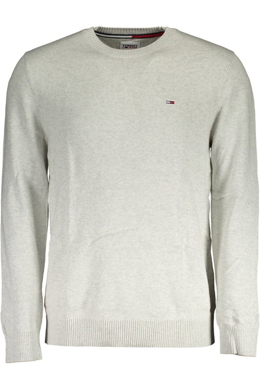 Gray Cotton Men Sweater
