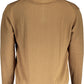 Brown Cotton Men Sweater