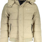 Beige Polyamide Men Jacket