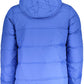 Blue Polyamide Men Jacket