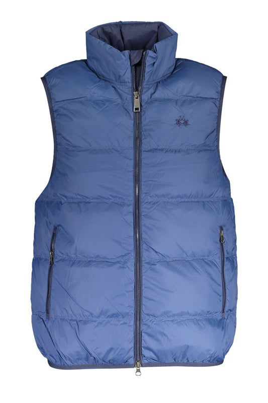 Blue Polyamide Men's Jacket