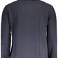 Blue Wool Men Sweater