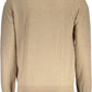 Beige Wool Mens Sweater