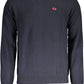 Blue Wool Men Sweater