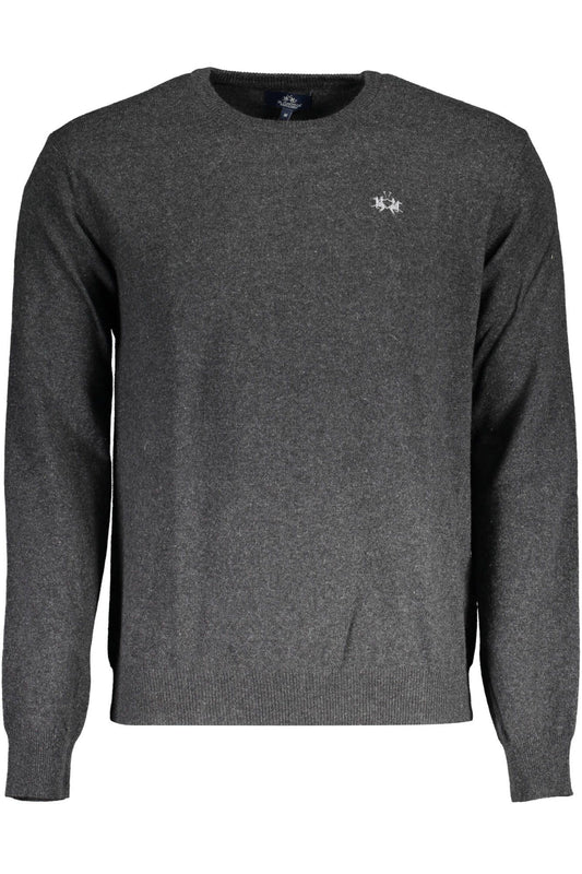 Gray Wool Men Sweater