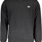 Black Cotton Men Sweater