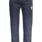 Blue Cotton Men Sports Pant