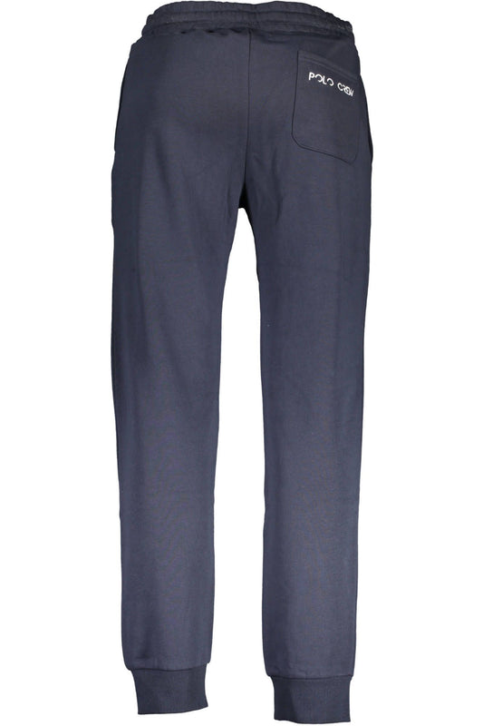 Blue Cotton Men Sports Pant