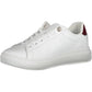 White Polyester Women Sneaker