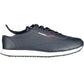 Blue Polyester Men Sneaker