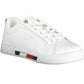 White Polyester Women Sneaker