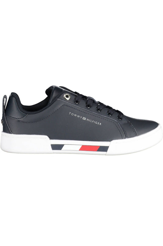 Blue Polyester Women Sneaker