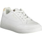 White Polyester Women Sneaker