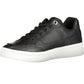 Black Leather Women Sneaker