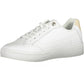 White Polyester Women Sneaker