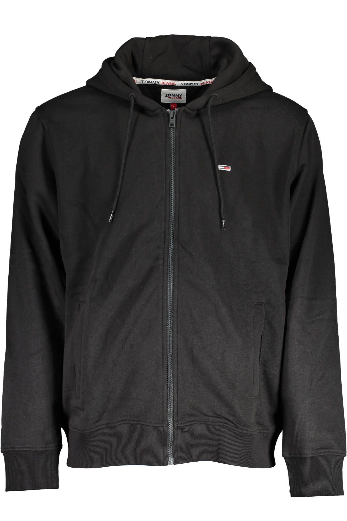Black Cotton Men Sweater