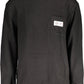 Black Cotton Men Sweater