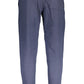 Blue Cotton Men Pant