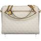 White Polyethylene Women Handbag