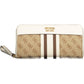 Beige Polyester Women Wallet
