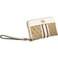 Beige Polyester Women Wallet