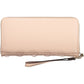 Pink Polyurethane Women Wallet