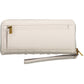 White Polyurethane Women Wallet