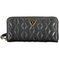 Black Polyurethane Women Wallet
