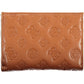 Brown Polyurethane Women Wallet