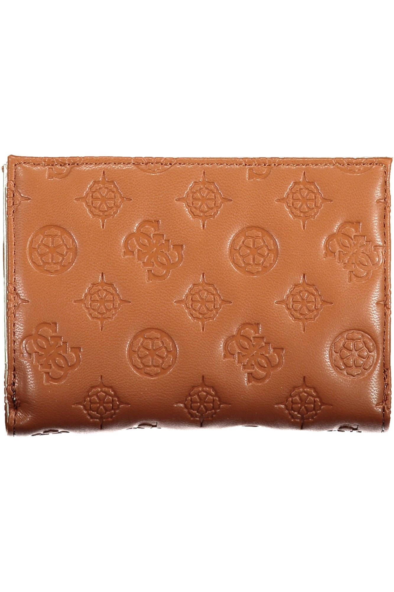 Brown Polyurethane Women Wallet
