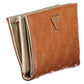 Brown Polyurethane Women Wallet