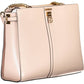 Pink Polyurethane Women Handbag