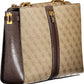 Beige Polyethylene Women Handbag