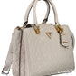 White Polyurethane Women Handbag