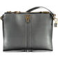 Black Polyethylene Women Handbag