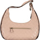 Pink Polyethylene Women Handbag