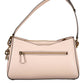Pink Polyurethane Women Handbag