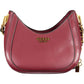 Purple Polyurethane Women Handbag