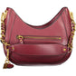 Purple Polyurethane Women Handbag