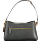 Black Polyurethane Women Handbag