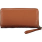 Brown Polyurethane Women Wallet